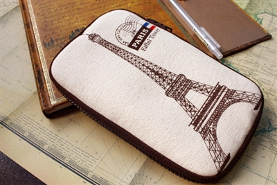 Eifel Tower Butterfly Pouch