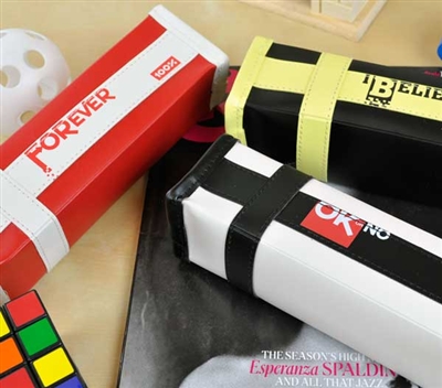 Color Block Pencil Case