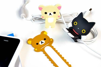 Rilakkuma Cord/Headphone Holder