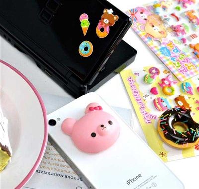 Darling Bear Adventures Marshmallow Stickers