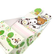 Rilakkuma Panda Costume Notepad Set and Pen Holder