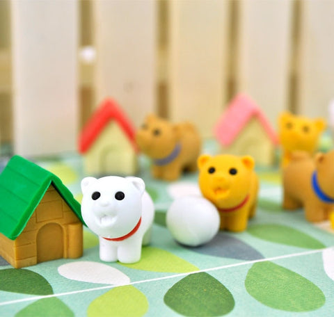 Playful Dog Eraser Collection