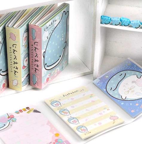 Jinbei-San Deluxe Notepad Set with Mini Erasers
