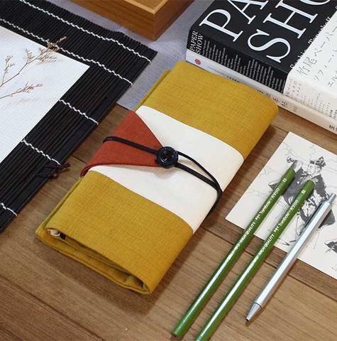 Osamu Titian and Gingerline Japanese Pencil Roll Case