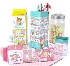 Bunny-Costume Rilakkuma Milk Carton Pencil Box