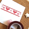 Stitched Heart Washi Tape