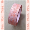 Days of the Week Washi Tape